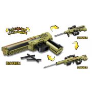  Qman - 3 az 1-ben pisztoly, gépfegyver vagy távcsöves puska építőjáték készlet