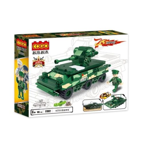 COGO - Harckocsi építőjáték készlet