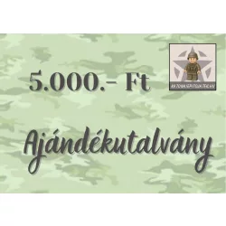 Ajándékutalvány - 5000 Ft