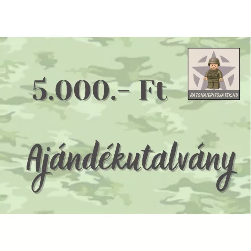 Ajándékutalvány - 5000 Ft