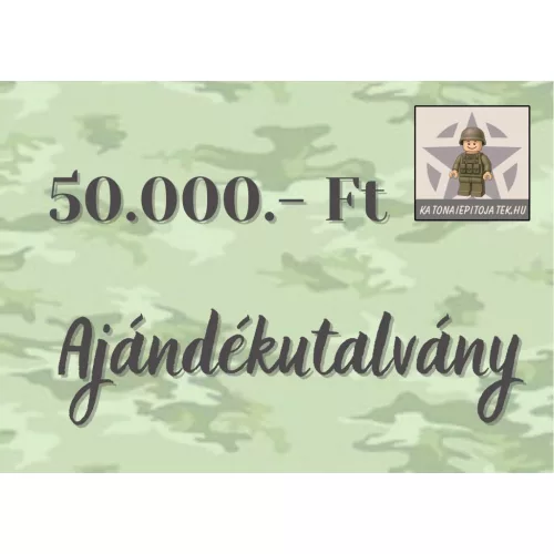 Ajándékutalvány - 50 000 Ft