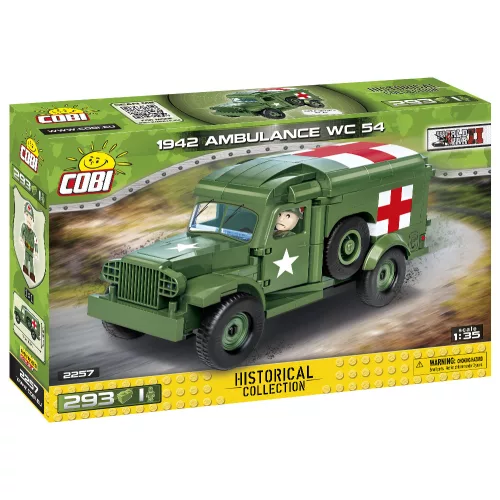 Cobi - WC-54 katonai mentőautó építőjáték készlet