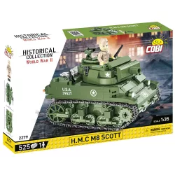 Cobi - H.M.C M8 SCOTT tank építőjáték készlet
