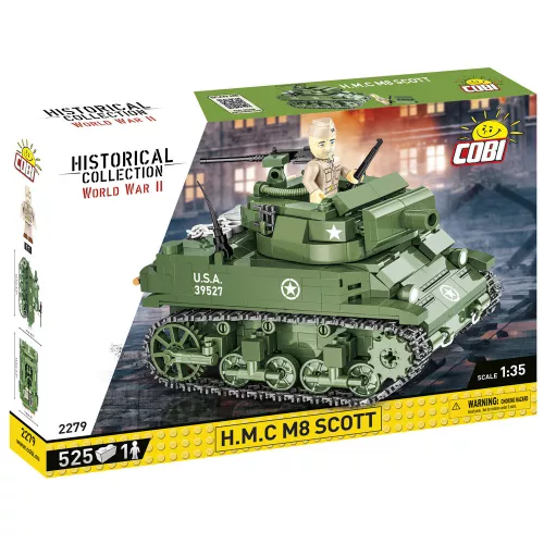 Cobi - H.M.C M8 SCOTT tank építőjáték készlet