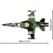 Cobi - Northrop F-5A Freedom Fighter amerikai vadászrepülőgép építőjáték készlet