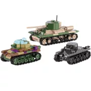 Cobi - Valentine IX / Panzer I / Renault R35 tank építőjáték készlet