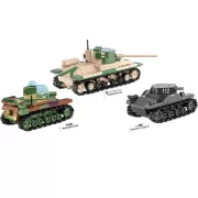Cobi - Valentine IX / Panzer I / Renault R35 tank építőjáték készlet