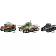 Cobi - Valentine IX / Panzer I / Renault R35 tank építőjáték készlet