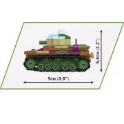 Cobi - Valentine IX / Panzer I / Renault R35 tank építőjáték készlet