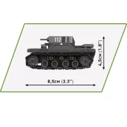 Cobi - Valentine IX / Panzer I / Renault R35 tank építőjáték készlet
