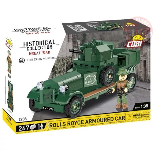 Cobi - Rolls Royce katonai autó építőjáték készlet