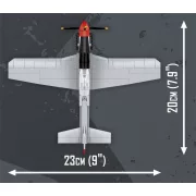 Cobi - Top Gun Maverick: Mustang P-51D kis vadászrepülő építőjáték készlet