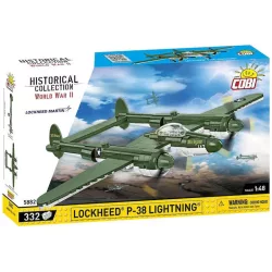   Cobi - Lockheed P-38 vadászrepülőgép építőjáték készlet