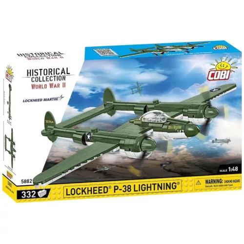 Cobi - Lockheed P-38 vadászrepülőgép építőjáték készlet
