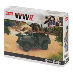   Sluban Army WWII - második világháborús amerikai jeep építőjáték készlet
