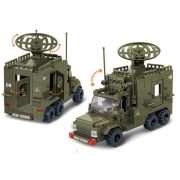 Sluban Army - Katonai radar teherautó építőjáték készlet