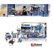  Sluban Police - Rendőrségi teherautó építőjáték készlet 