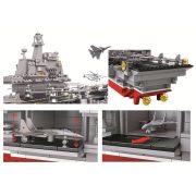 Sluban Model Bricks - Nagy repülőgép-hordozó hajó építőjáték készlet
