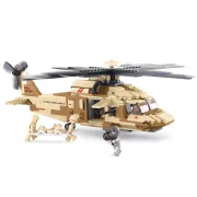 Sluban Army – Katonai Blackhawk helikopter építőjáték készlet