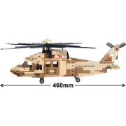 Sluban Army – Katonai Blackhawk helikopter építőjáték készlet
