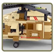 Sluban Army – Katonai Blackhawk helikopter építőjáték készlet