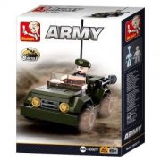 Sluban Army - 8 into 1 tank és APC építőjáték készlet