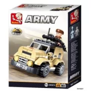 Sluban Army - 8 into 1 tank és APC építőjáték készlet
