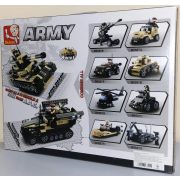 Sluban Army - 8 az 1-ben harckocsi építőkészlet