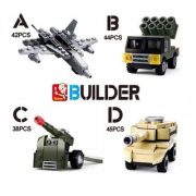 Sluban Army Builder - Kis vadászgép építőjáték készlet