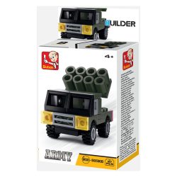   Sluban Army Builder - Kis sorozatvető építőjáték készlet