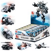 Sluban Builder Police - Robotharcos 6 into 1