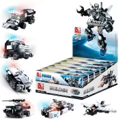 Sluban Builder Police - Robotharcos 6 into 1