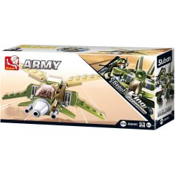   Sluban Builder Army King of landforce 6 into 1 - X-szárnyú vadászgép