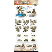 Sluban Builder Army King of landforce 6 into 1 - X-szárnyú vadászgép