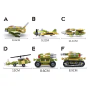 Sluban Builder Army - King of landforce 6 into 1