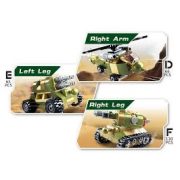 Sluban Builder Army - King of landforce 6 into 1