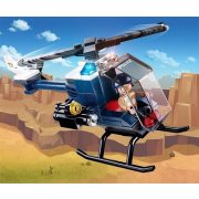 Sluban Police - 4 into 1 rendőrségi helikopter építőjáték készlet