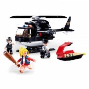 Sluban Police - Rendőrségi helikopteres üldözés építőjáték készlet