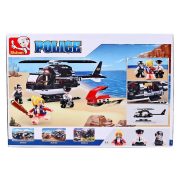 Sluban Police - Rendőrségi helikopteres üldözés építőjáték készlet