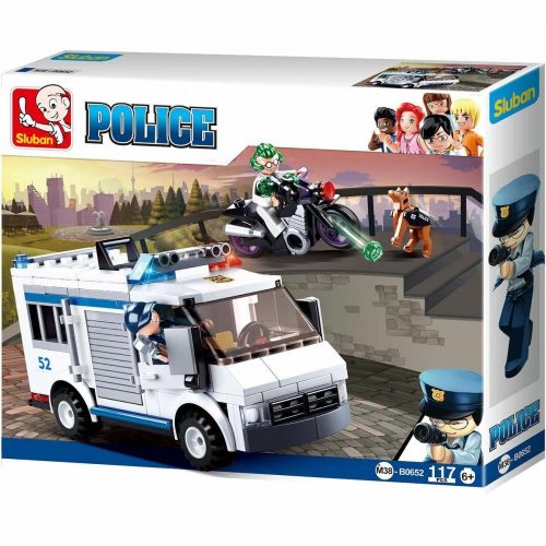 Sluban Police - Rendőrségi rabszállító építőjáték készlet