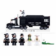 Sluban Police - SWAT kamion mobil egység és bázis építőjáték készlet