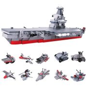 Sluban Army Builder - 10 into 1 - Repülőgépszállító csatahajó építőjáték készlet