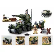 Sluban WWII - 4 in 1 Szövetséges terepjáró építőjáték készlet