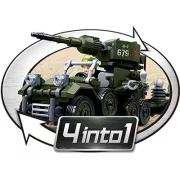 Sluban WWII - 4 in 1 Szövetséges terepjáró építőjáték készlet