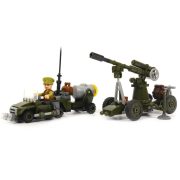 Sluban WWII - 4 in 1 Szövetséges terepjáró építőjáték készlet