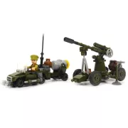 Sluban WWII - 4 in 1 Szövetséges terepjáró építőjáték készlet