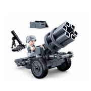 Sluban Army WWII - 4 into 1 német rakétavető építőjáték készlet