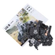 Sluban Army WWII - 4 into 1 német féllánctalpas motorkerékpár építőjáték készlet