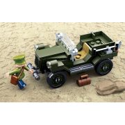 Sluban Army WWII - szövetséges terepjáró építőjáték készlet