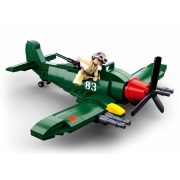 Sluban Army WWII - ILYUSHIN IL-2 szövetséges vadászgép építőjáték készlet